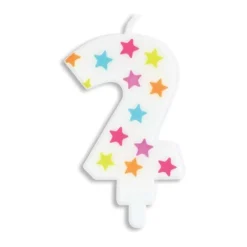 SCRAPCOOKING PARTY - Bougie d'anniversaire chiffre 2