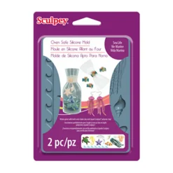 SCULPEY - Moule en silicone sculpey - vie marine