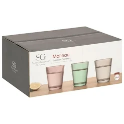 SECRET DE GOURMET - Lot de 6 gobelets en verre 