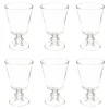 SECRET DE GOURMET - Lot de 6 verres à vin "elena" 28cl transparent