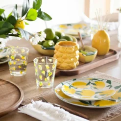 SECRET DE GOURMET - Lot de 6 gobelets bas en verre 