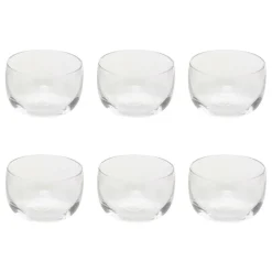 SECRET DE GOURMET - Lot de 6 coupelles en verre "arha" 30cl transparent