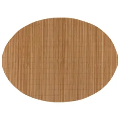 SECRET DE GOURMET - Set de table ovale "bambou" 35x48cm naturel