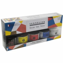 SENNELIER - Coffret d'encre de chine - couleurs primaires - 5 x 30 ml