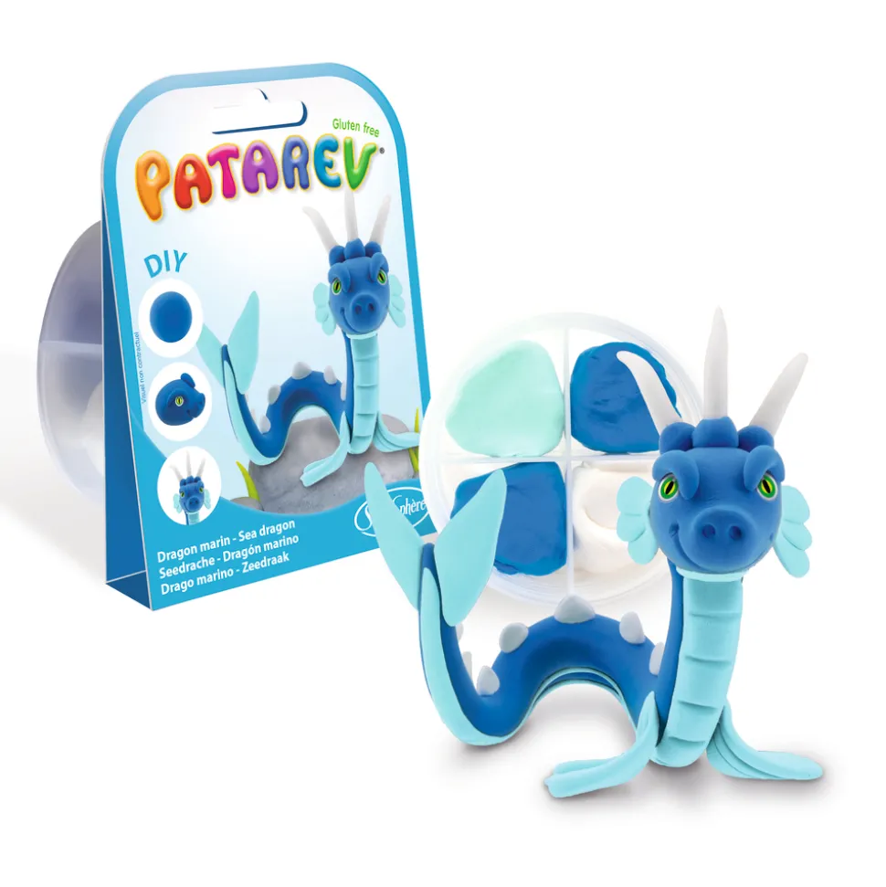 SENTOSPHÈRE - Kit de modelage Patarev - Pocket Dragon pâte à modeler