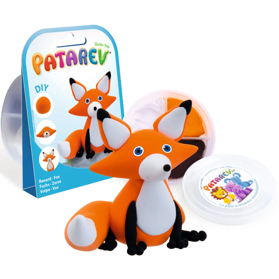 SENTOSPHÈRE - Kit de modelage Patarev - Pocket Renard à modeler