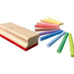 SES CREATIVE - Craies colorées avec effaceur