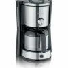 SEVERIN - Cafetière filtre isotherme - 8 tasses - 1 l - 1 000 w - sélecteur d'arôme - inox/noir
