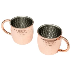 SG SECRET DE GOURMET - 2 verres "moscow mule" en acier inoxydable 47cl