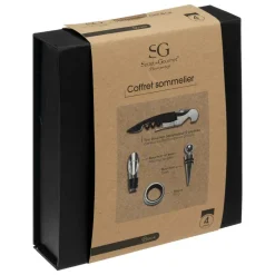SG SECRET DE GOURMET - Coffret sommelier "arthur" 4 pièces
