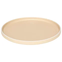 SG SECRET DE GOURMET - Lot de 6 assiettes plates "alix mat" beige d26cm
