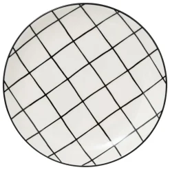 SG SECRET DE GOURMET - Lot de 6 assiettes à dessert "family corner" en céramique d20cm