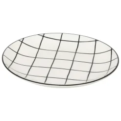 SG SECRET DE GOURMET - Lot de 6 assiettes à dessert "family corner" en céramique d20cm