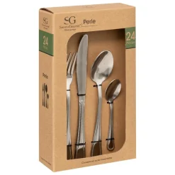SG SECRET DE GOURMET - Ménagère "perle" en inox 24p