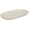 SG SECRET DE GOURMET - Plat "terre inconnue" en céramique beige 30x18cm