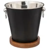 SG SECRET DE GOURMET - Seau à champagne "café bordelais" en manguier noir