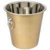 SG SECRET DE GOURMET - Seau à champagne "automne" en acier inoxydable doré