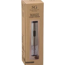 SG SECRET DE GOURMET - Tire bouchon electrique inox