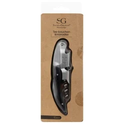 SG SECRET DE GOURMET - Tire-bouchon limonadier noir