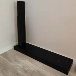 SINED - Cadre de cheminee mdf noir cornice sined camino caldera