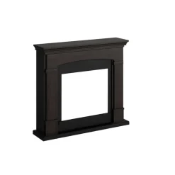 SINED - Cheminee au sol en wenge avec brûleur 1500w mpc camino siena