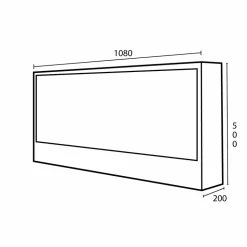 SINED - Cheminee electrique encastree 108cm sined caminetto ispica black
