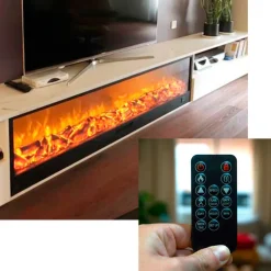 SINED - Cheminee electrique encastree 180 cm et 1500w sined caminetto amiata