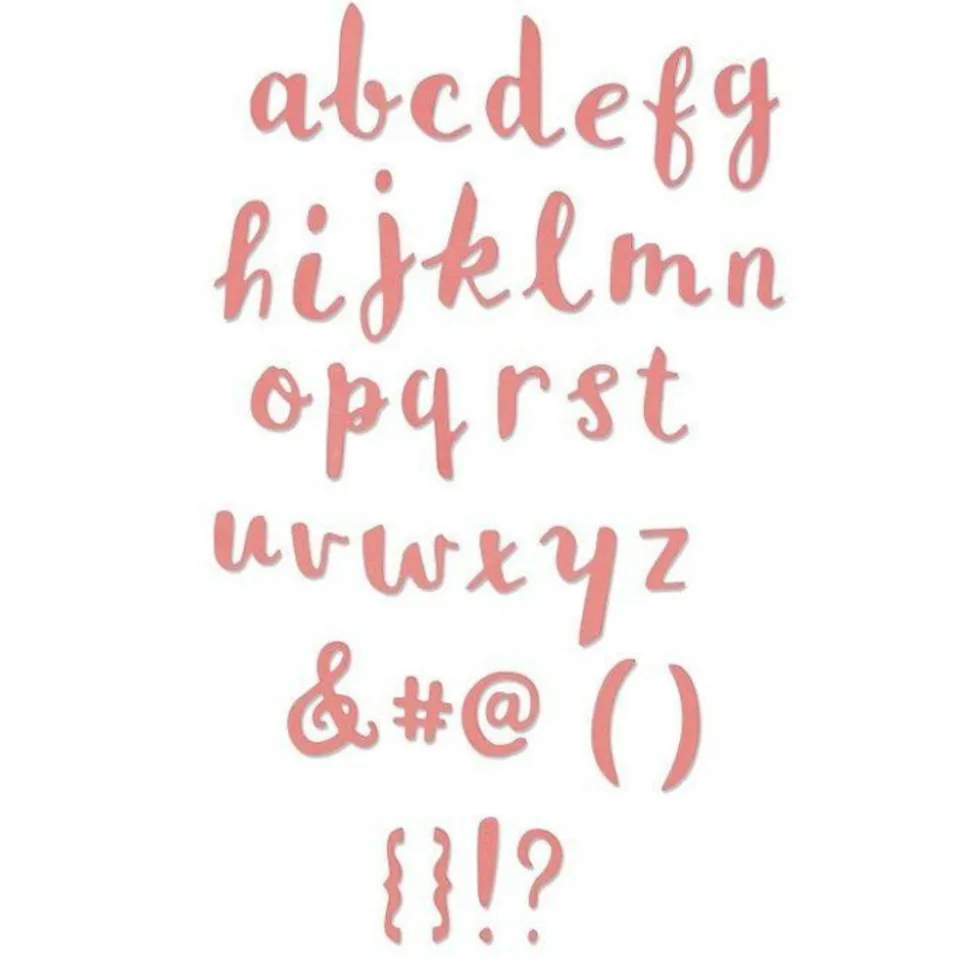 SIZZIX - Matrice de découpe pour sizzix - alphabet minuscule