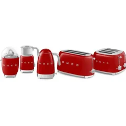 Smeg presse-agrumes 70w rouge - cjf11rdeu