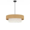 Solara - suspension ronde en raphia 75 cm