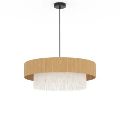 Solara - suspension ronde en raphia 75 cm