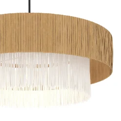 Solara - suspension ronde en raphia 75 cm