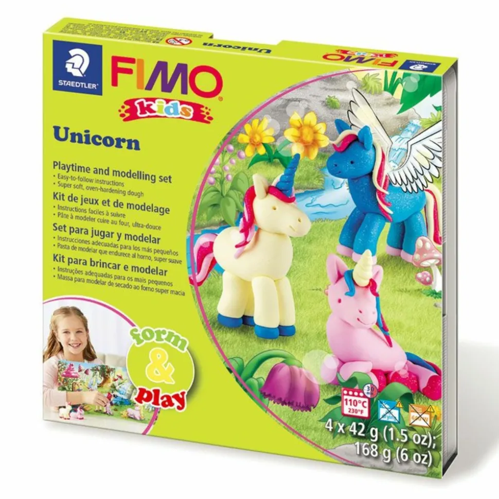 STAEDTLER - Coffret pâte polymère - licorne