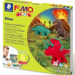 STAEDTLER - Coffret pâte polymère - dinosaure