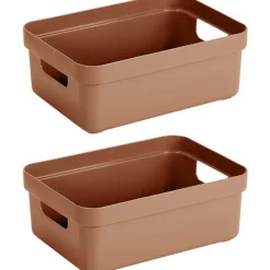 SUNWARE - Boîte de rangement sigma home box 9l (lot de 2)