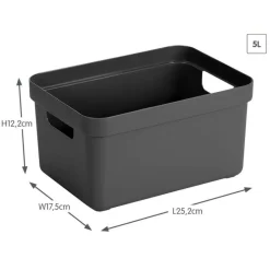 SUNWARE - Boîte de rangement sigma home box 5 litres