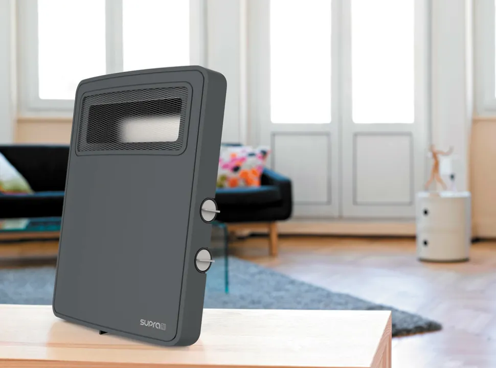 Supra chauffage soufflant 2000w gris - etno gris