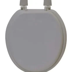 TENDANCE - Abattant wc mdf 17 pouces attaches plastiques - taupe