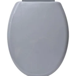 TENDANCE - Abattant wc pp 18 pouces attaches plastiques - gris