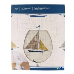 TENDANCE - Abattant wc thermodur 18 pouces attaches plastiques - manureva