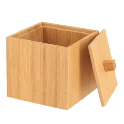 TENDANCE - Boite a coton en bambou - bambou