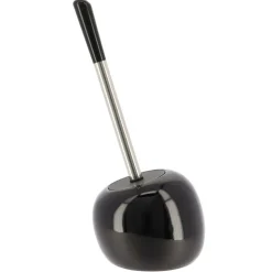 TENDANCE - Brosse wc gres forme boule - noir