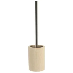 TENDANCE - Brosse wc polyresine striee - naturel
