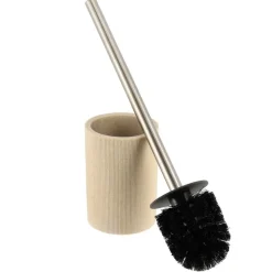 TENDANCE - Brosse wc polyresine striee - naturel