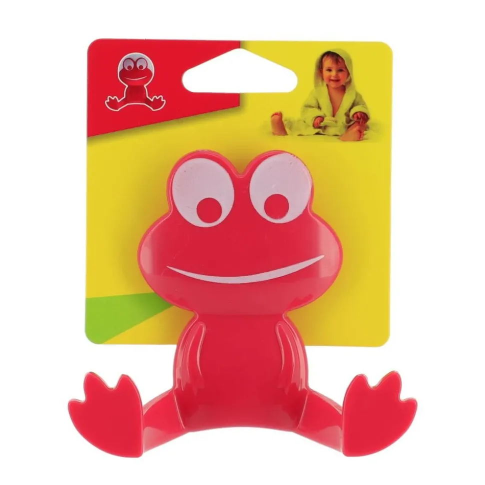 TENDANCE - Crochet grenouille pp sur ventouse - fuchsia