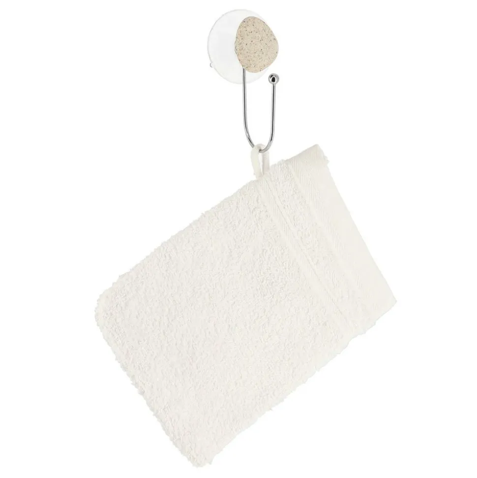 TENDANCE - Crochet metal sur ventouse 1 deco - galet