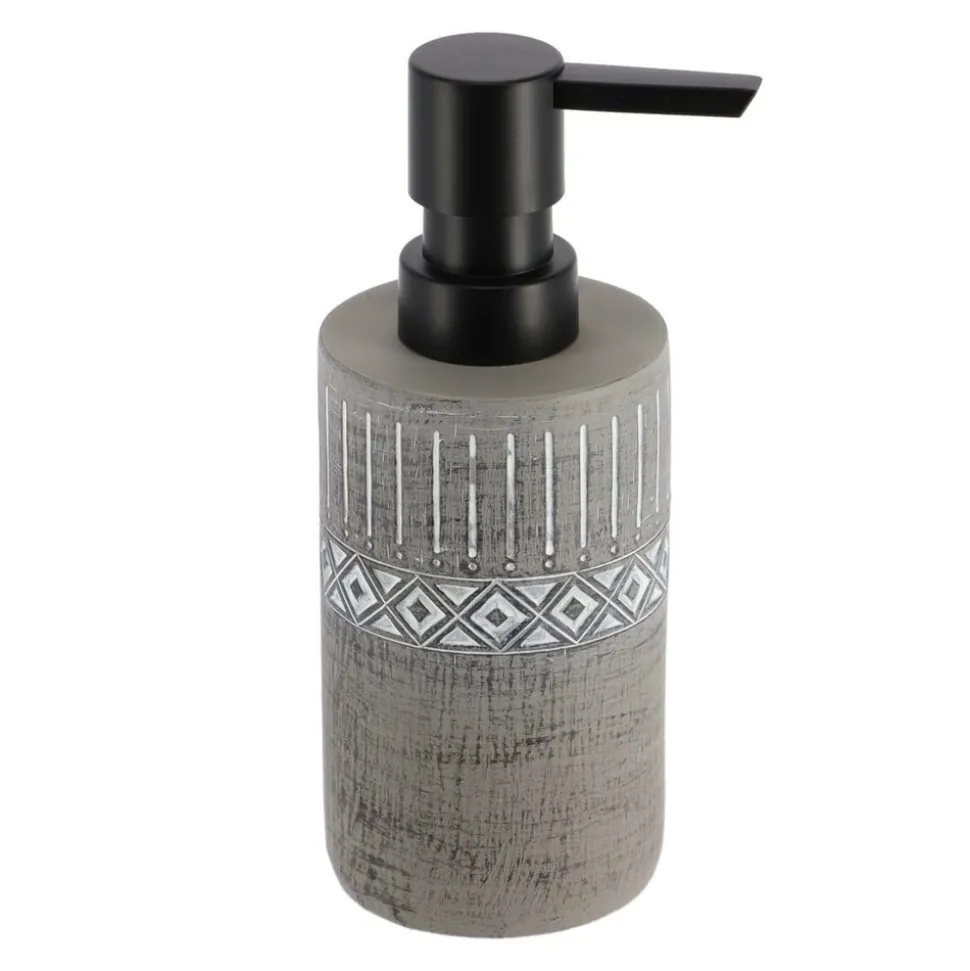 TENDANCE - Distributeur a savon ciment 160 ml - gris