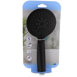 TENDANCE - Douchette 5 fonctions - noir mat