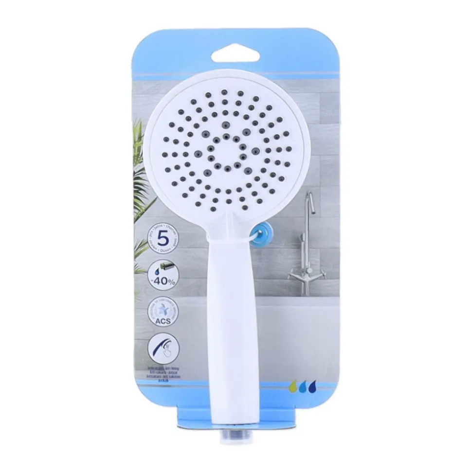 TENDANCE - Douchette 5 fonctions - blanc mat