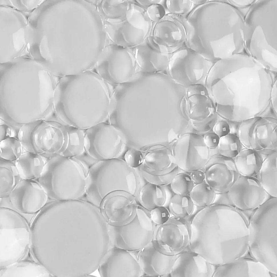 TENDANCE - Fond de douche pvc 50x50cm bulles - transparent